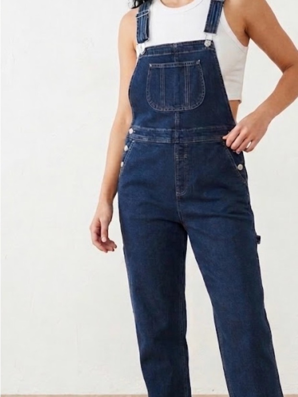 L.L. Bean Indigo Denim Women's Overalls